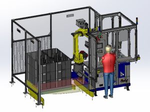 Robotic palletizer